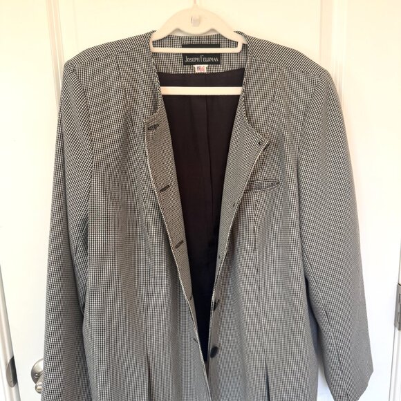 Joseph Feldman Vintage Women's Houndstooth Jacket - Picture 3 of 6